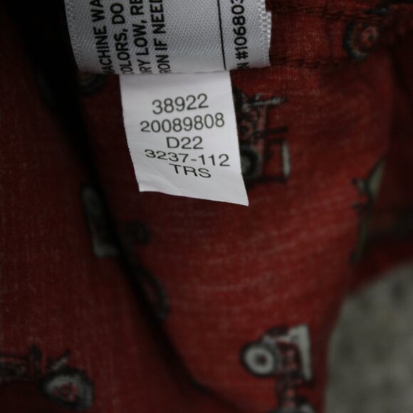 Duluth AOP Shirt Mens XL Orange BBQ Relaxed Fit Tractor All Over Print Untucked - Picture 10 of 14